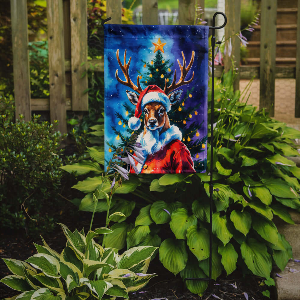 Deer Christmas Garden Flag
