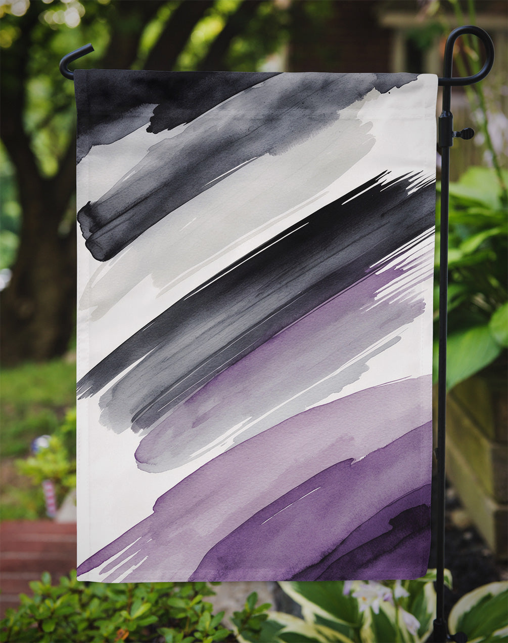 Asexual Pride Garden Flag