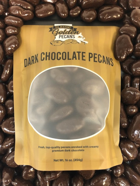 Dark Chocolate Pecans