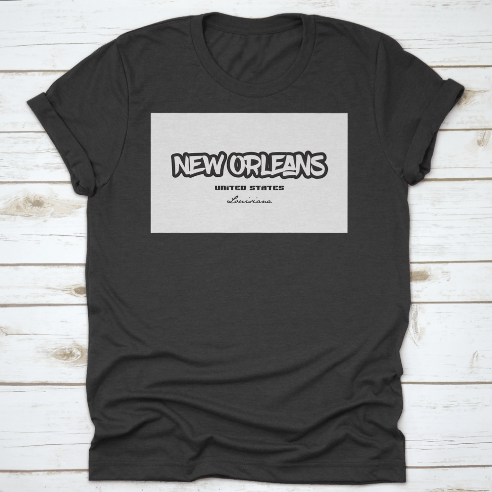 Typography Design Of New Orleans Louisiana City Text Word In The