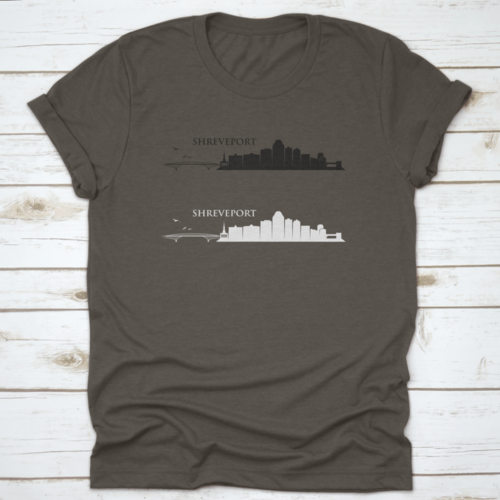 Shreveport Skyline - Louisiana, United States Of America, Usa - Vector