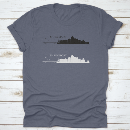 Shreveport Skyline - Louisiana, United States Of America, Usa - Vector