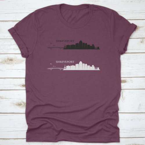 Shreveport Skyline - Louisiana, United States Of America, Usa - Vector