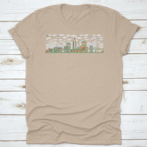 Baton Rouge Louisiana City Skyline with Color Buildings. Vector