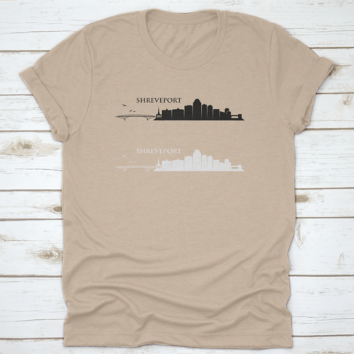Shreveport Skyline - Louisiana, United States Of America, Usa - Vector