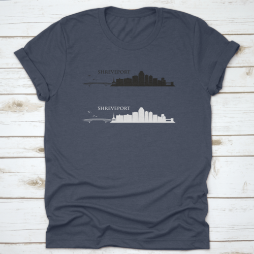 Shreveport Skyline - Louisiana, United States Of America, Usa - Vector
