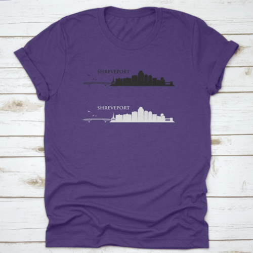 Shreveport Skyline - Louisiana, United States Of America, Usa - Vector