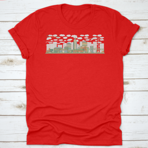 Baton Rouge Louisiana City Skyline with Color Buildings. Vector
