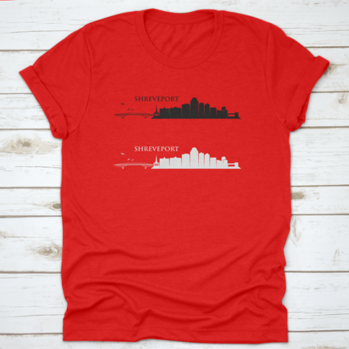 Shreveport Skyline - Louisiana, United States Of America, Usa - Vector