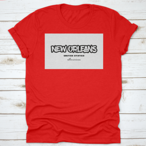 Typography Design Of New Orleans Louisiana City Text Word In The