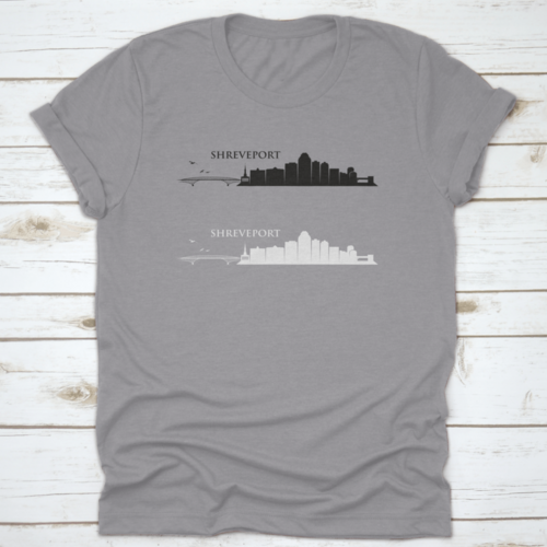 Shreveport Skyline - Louisiana, United States Of America, Usa - Vector