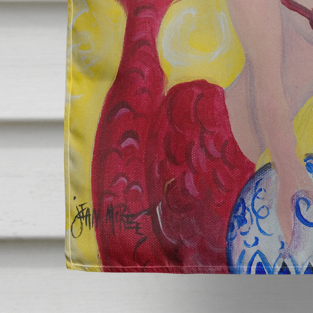 Mardi Gras Queen Mermaid Flag Canvas House Size JMK1180CHF