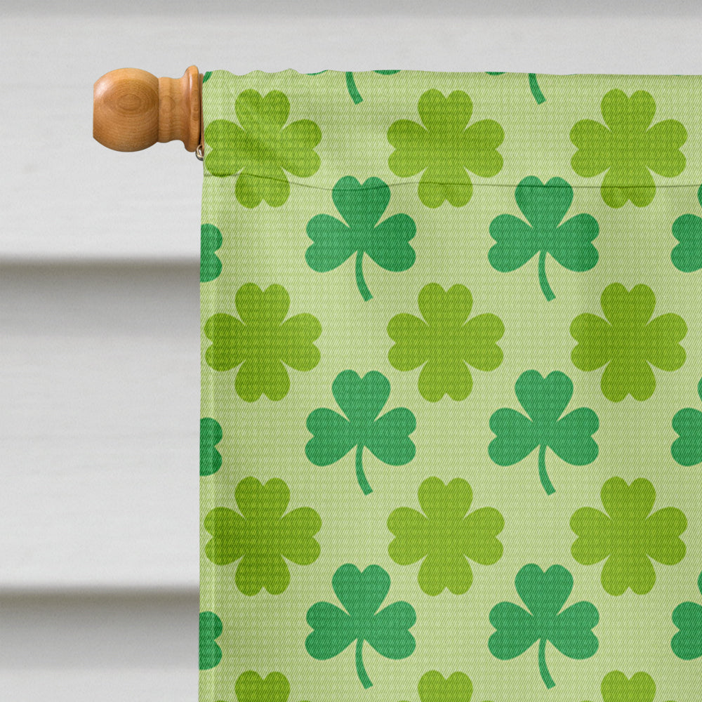 Australian Cattle Dog St. Patrick's Day Shamrock  Flag Canvas House Size