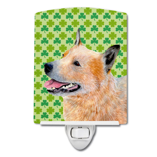 Australian Cattle Dog St. Patrick's Day Shamrock Ceramic Night Light LH9182CNL