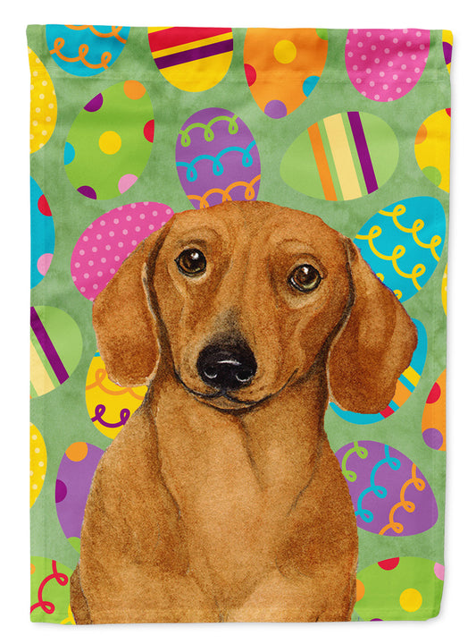 Dachshund Easter Eggtravaganza Flag Canvas House Size