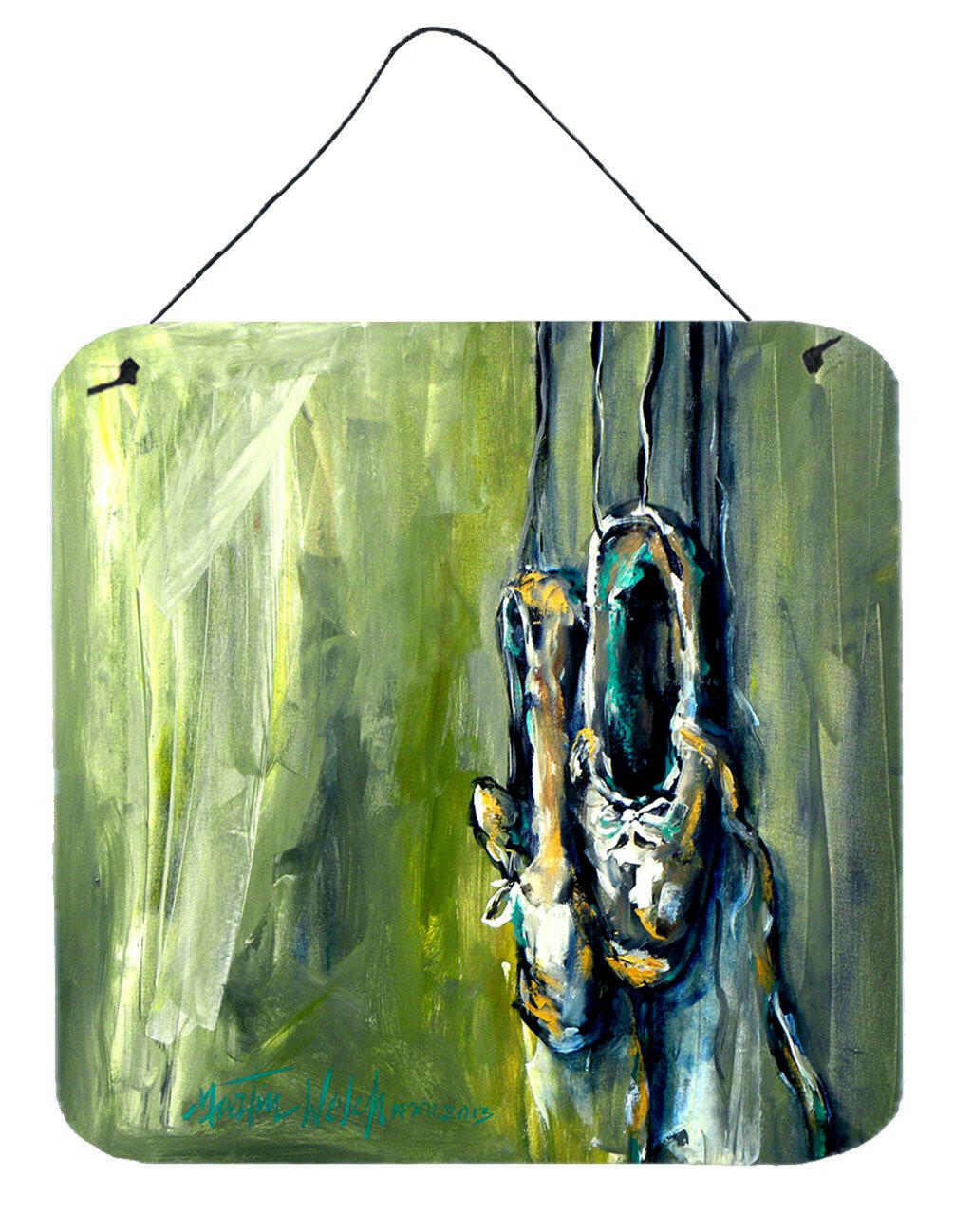 Ballet Topal Green Aluminium Metal Wall or Door Hanging Prints