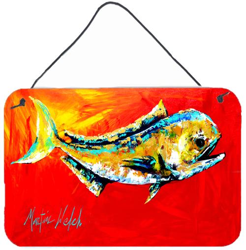 Danny Dolphin Fish Aluminium Metal Wall or Door Hanging Prints