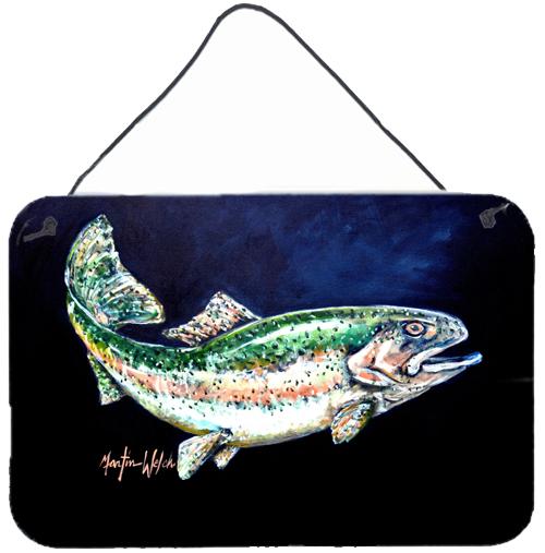 Deep Blue Rainbow Trout Wall or Door Hanging Prints MW1213DS812