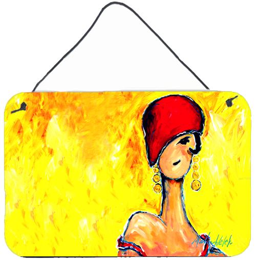 Azalines Earrings Lady Wall or Door Hanging Prints MW1219DS812