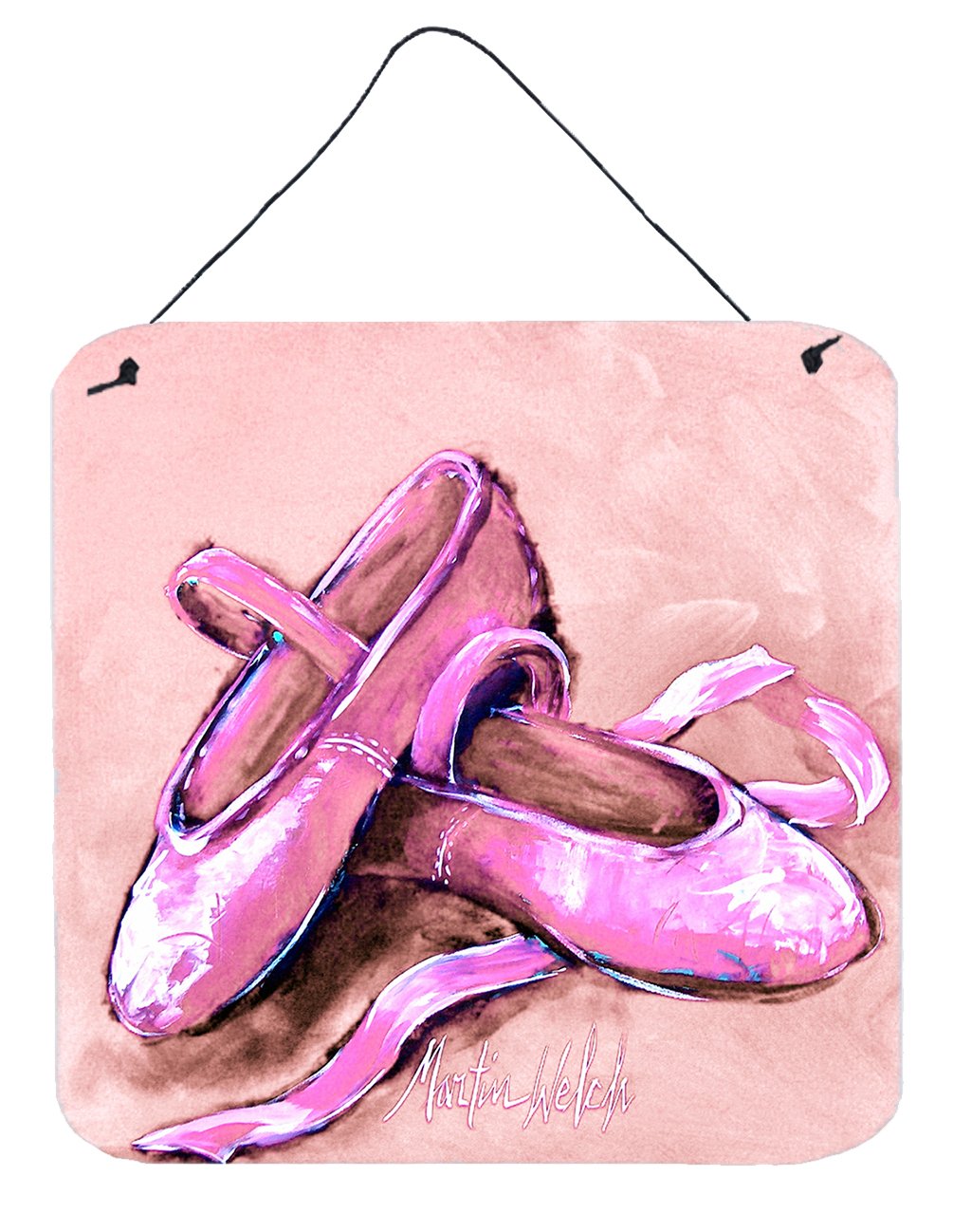 Ballet Shoes Pink Wall or Door Hanging Prints MW1305DS66