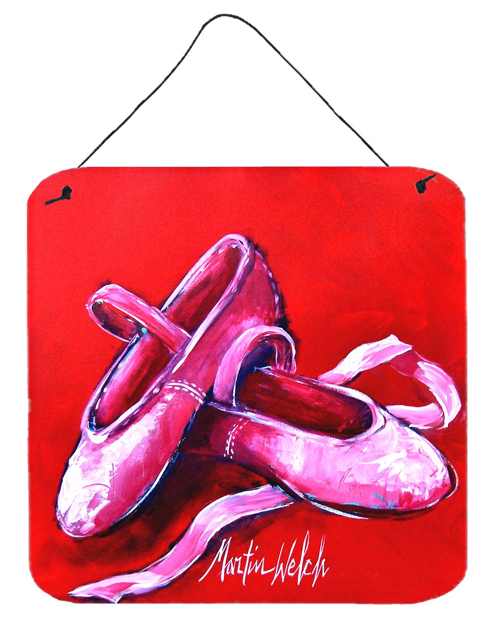 Ballet Shoes Red Wall or Door Hanging Prints MW1306DS66