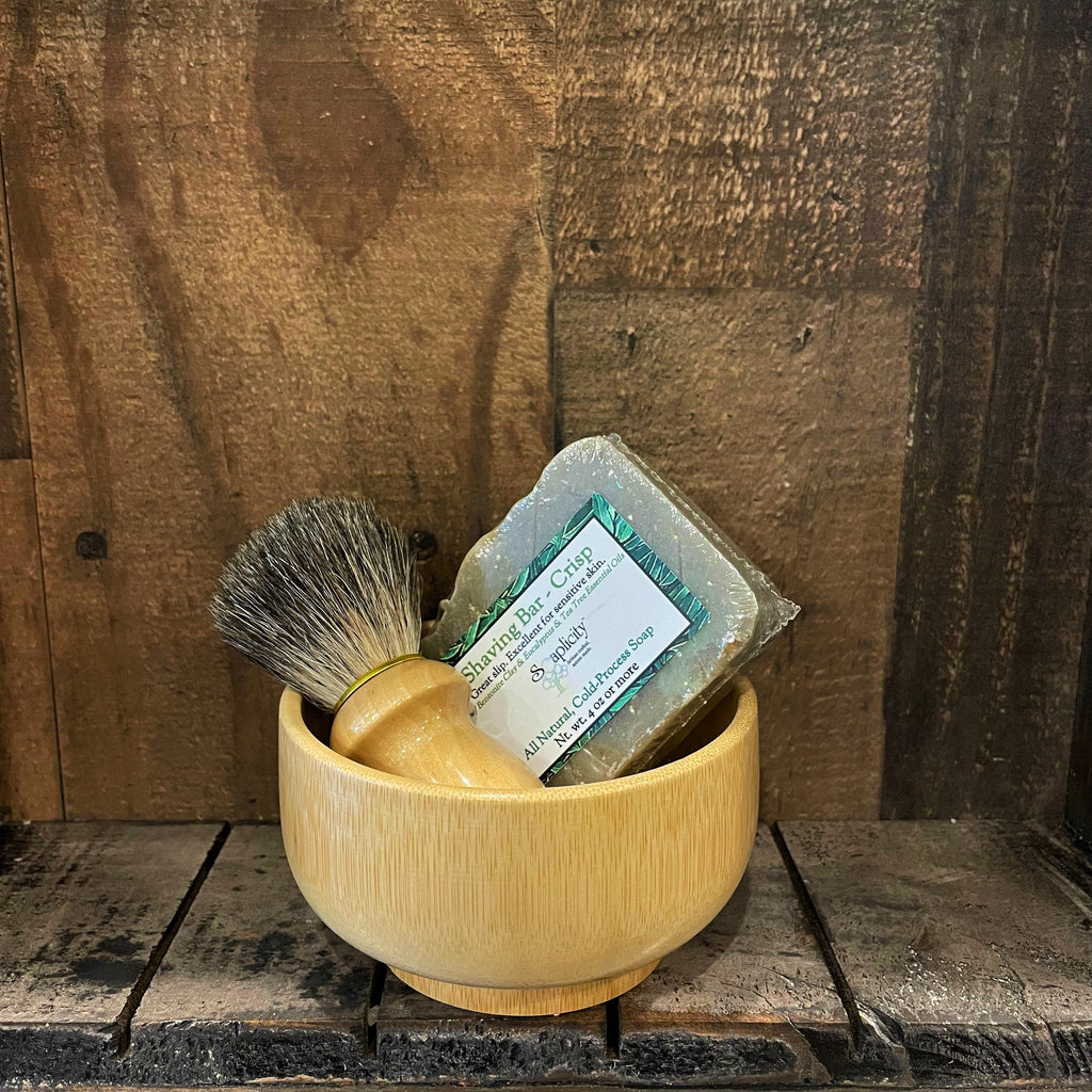 Men's Shaving Sets in Bamboo