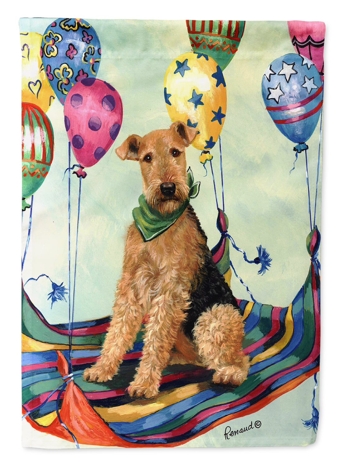 Airedale High Flyer Garden Flag – Decorative Outdoor Yard Flag PPP3008GF
