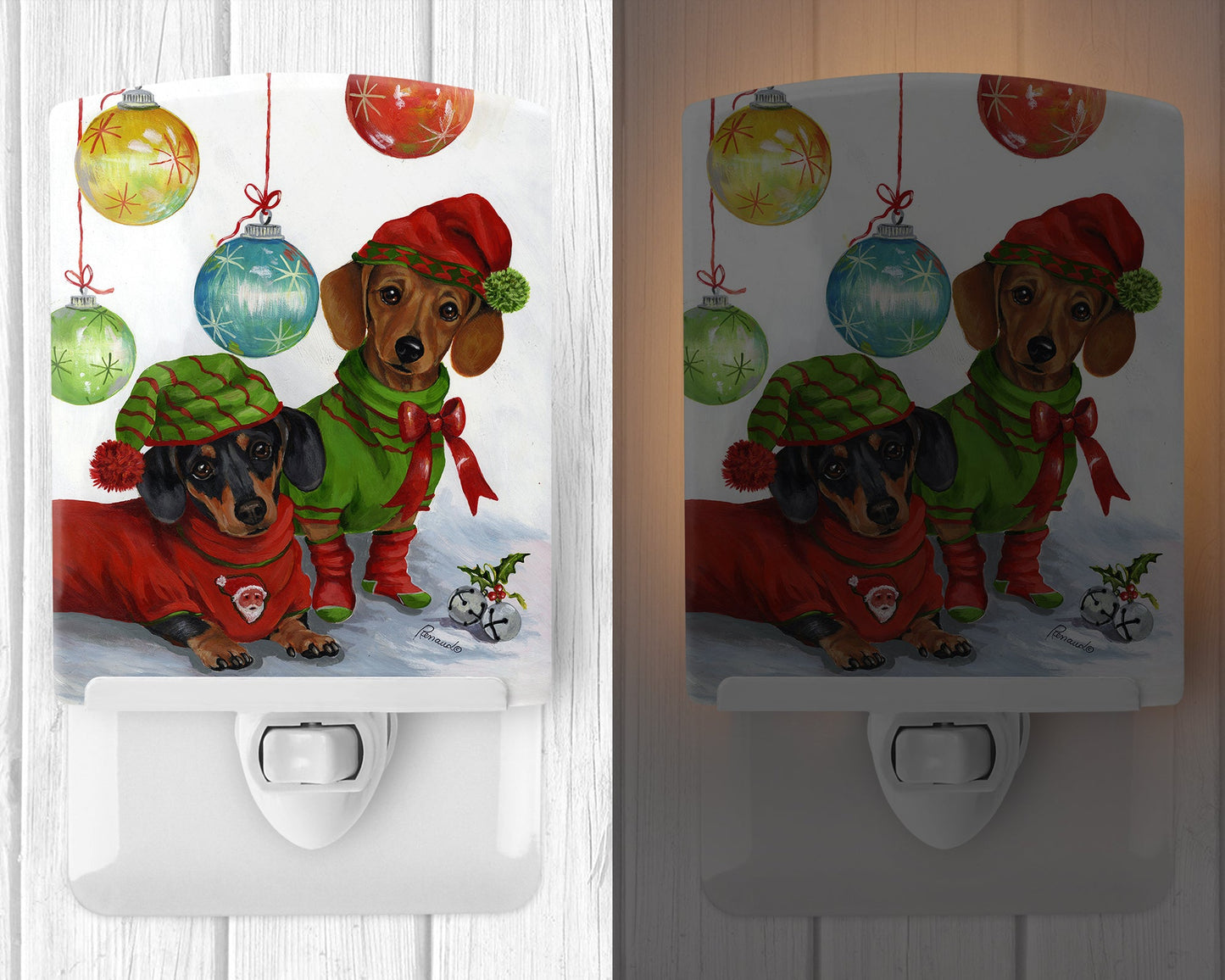 Dachshund Christmas Jingle Ceramic Night Light PPP3085CNL