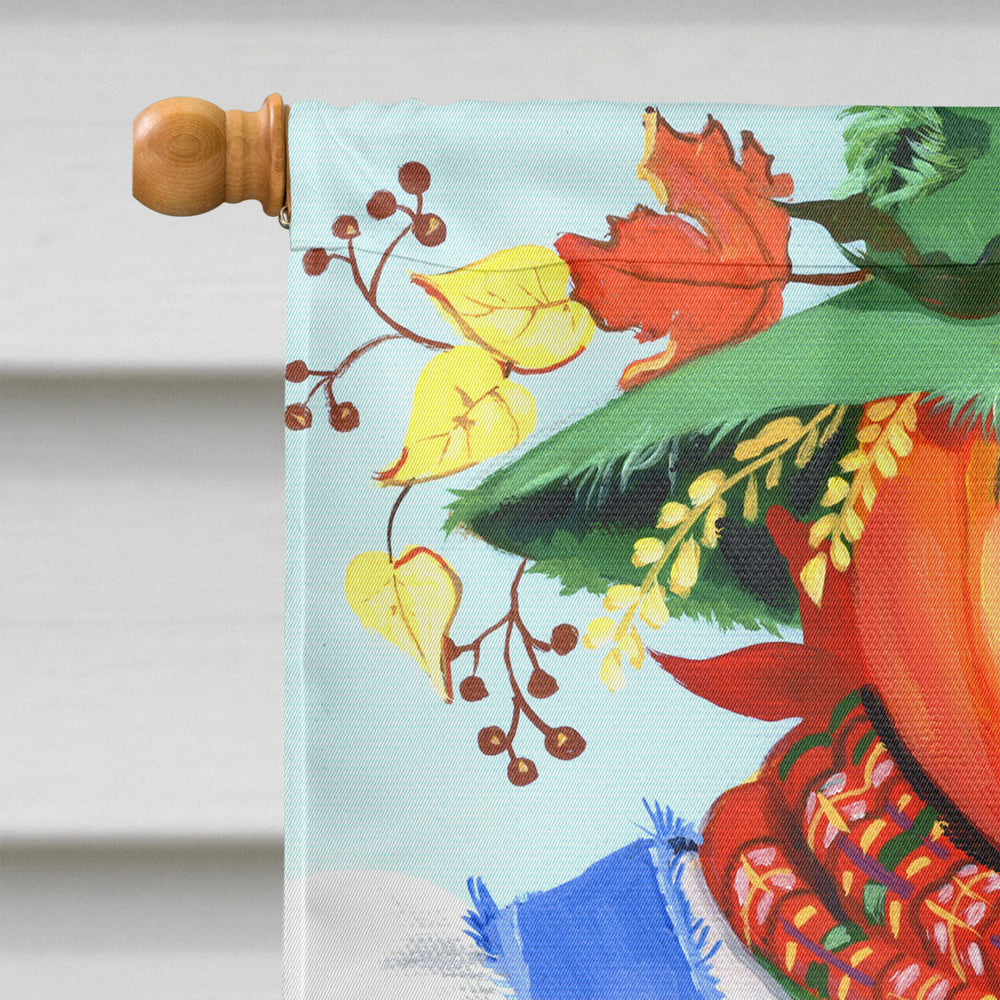 Dachshund Fall Scarecrow Flag Canvas House Size PPP3086CHF