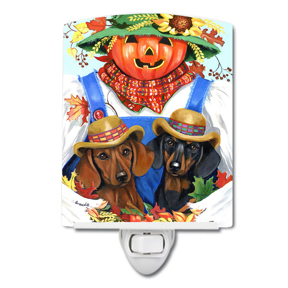 Dachshund Fall Scarecrow Ceramic Night Light PPP3086CNL