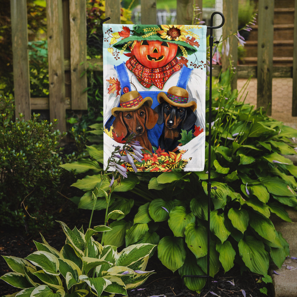 Dachshund Fall Scarecrow Garden Flag – Decorative Outdoor Yard Flag PPP3086GF