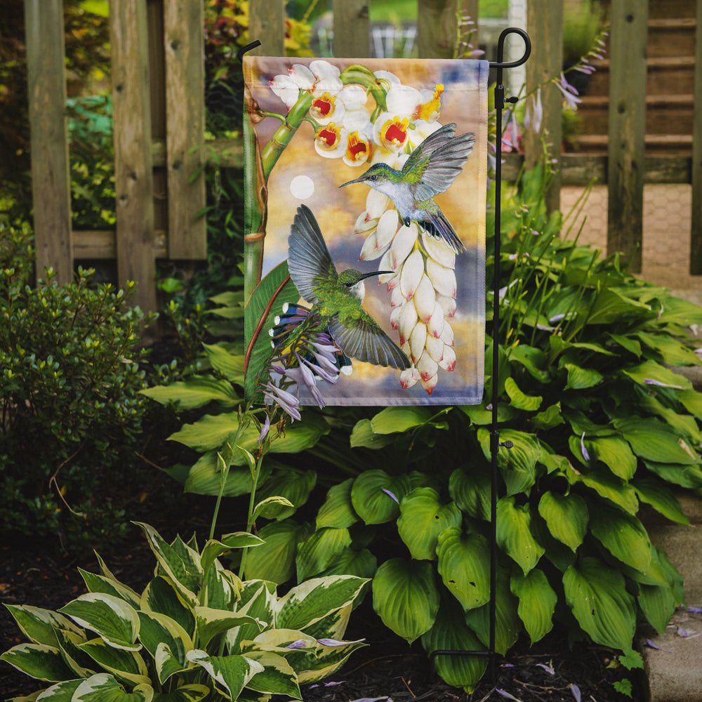 Antillaen Hummingbirds Shell Ginger Garden Flag – Decorative Outdoor Yard Flag PRS4022GF