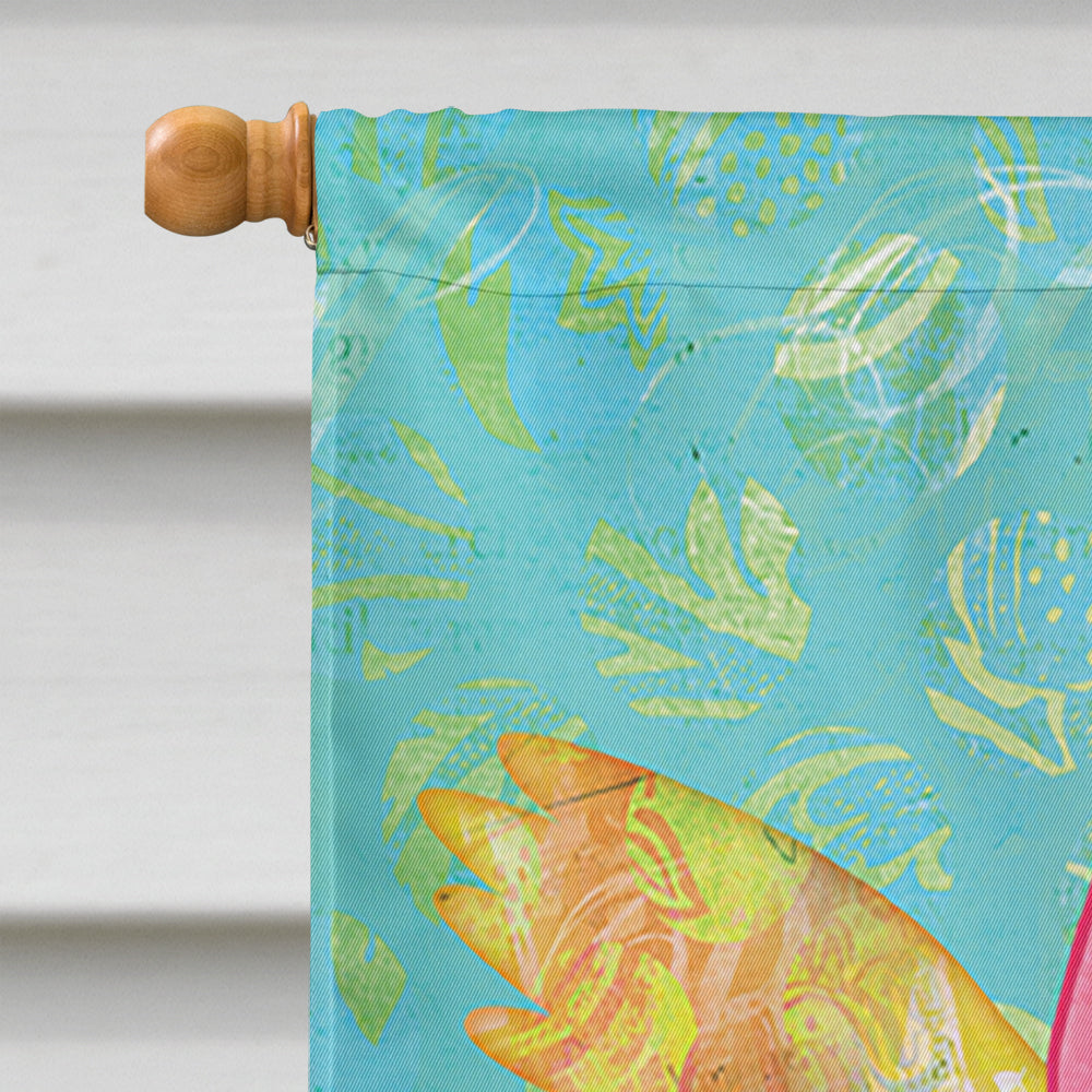 Hope Angel Breast Cancer Pink Ribbon Flag Canvas House Size SB3095CHF