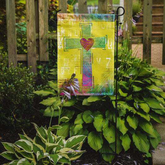 Artsy Cross Garden Flag - Outdoor Decorative Yard Flag SB3100GF