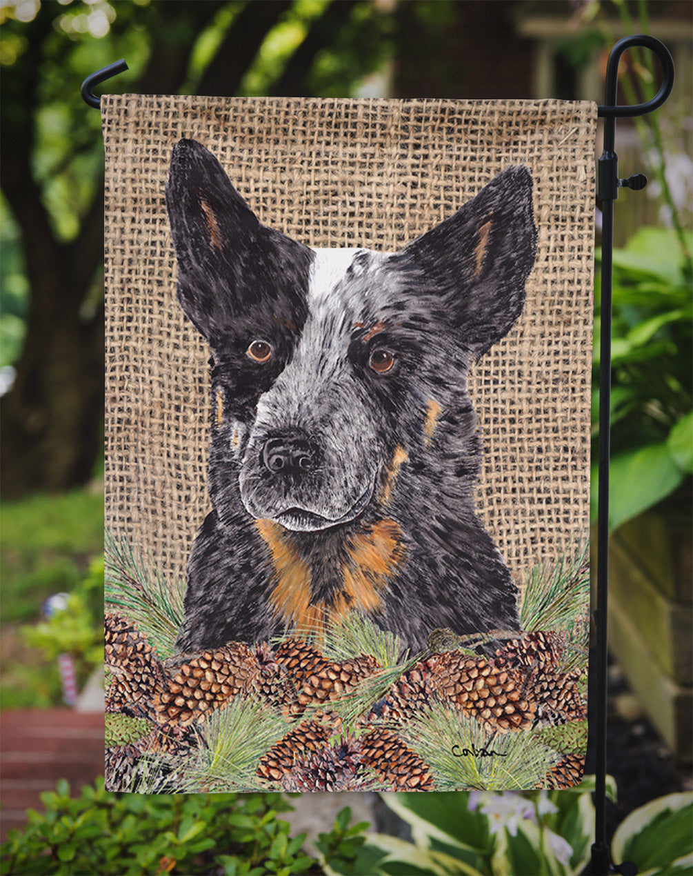 Australian Cattle Dog Garden Flag – Decorative Outdoor Yard Flag