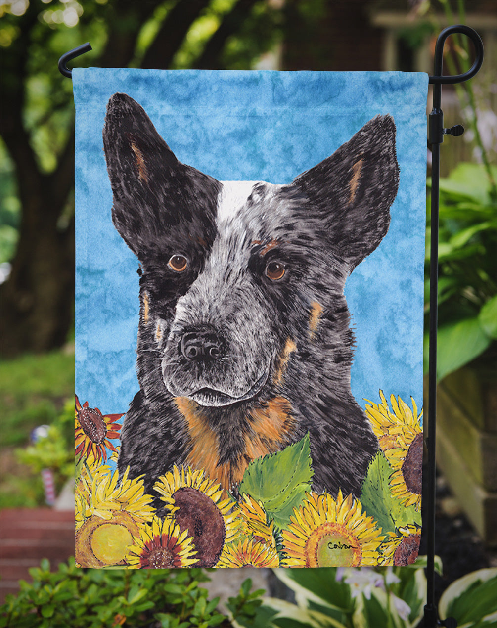 Australian Cattle Dog Garden Flag – Decorative Outdoor Yard Flag