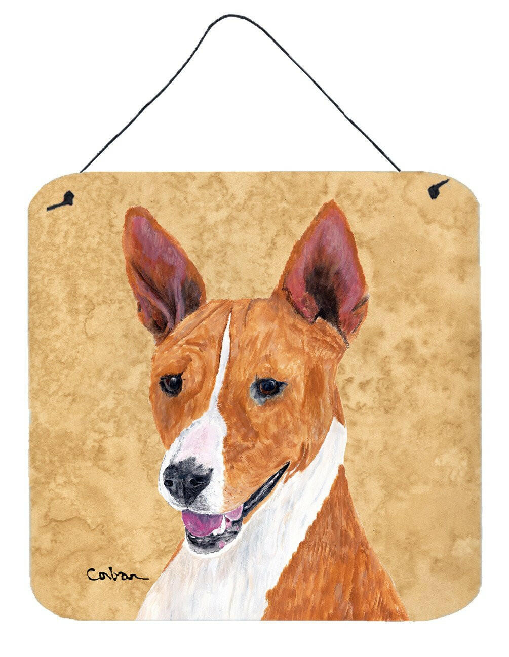 Basenji Aluminium Metal Wall or Door Hanging Prints