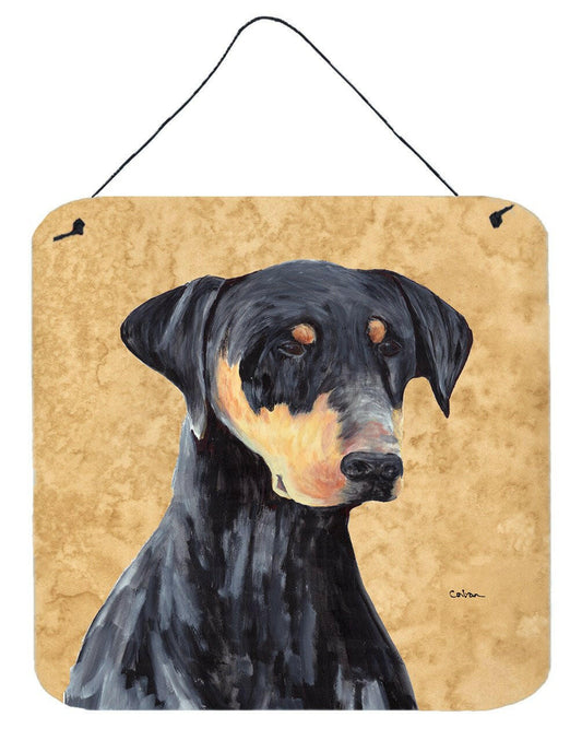 Doberman Aluminium Metal Wall or Door Hanging Prints