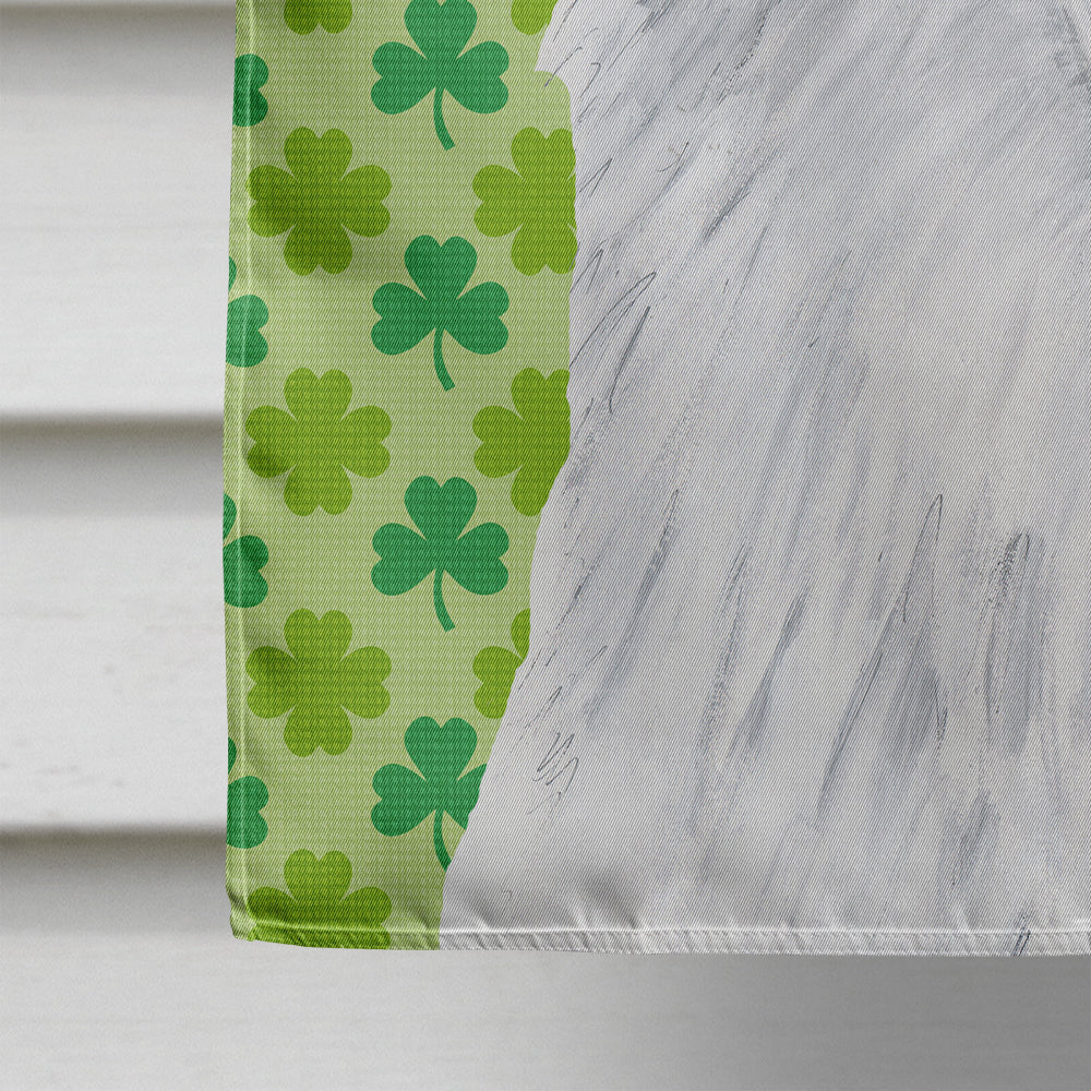 American Eskimo St. Patrick's Day Shamrock Portrait Flag Canvas House Size