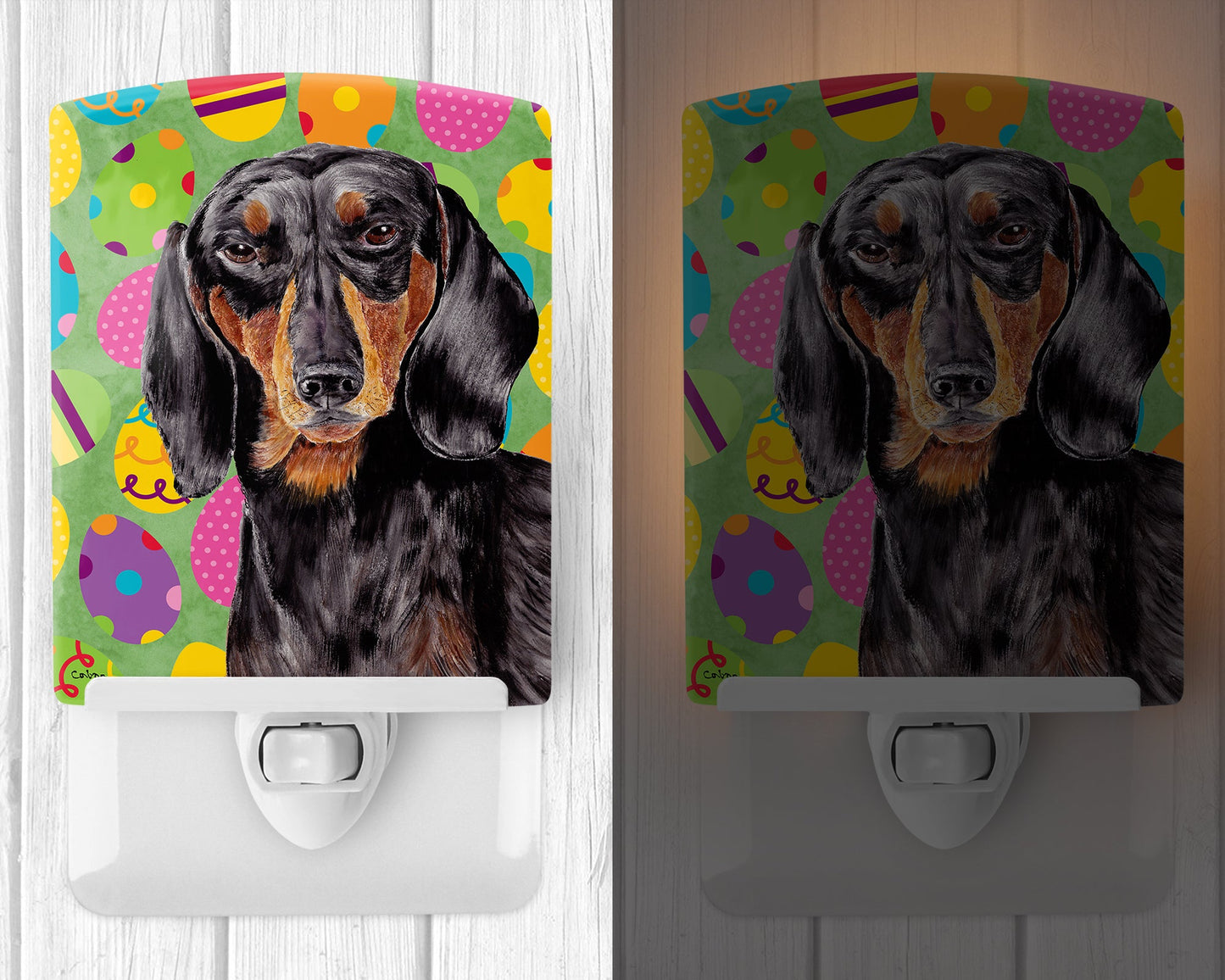 Dachshund Easter Eggtravaganza Ceramic Night Light SC9443CNL