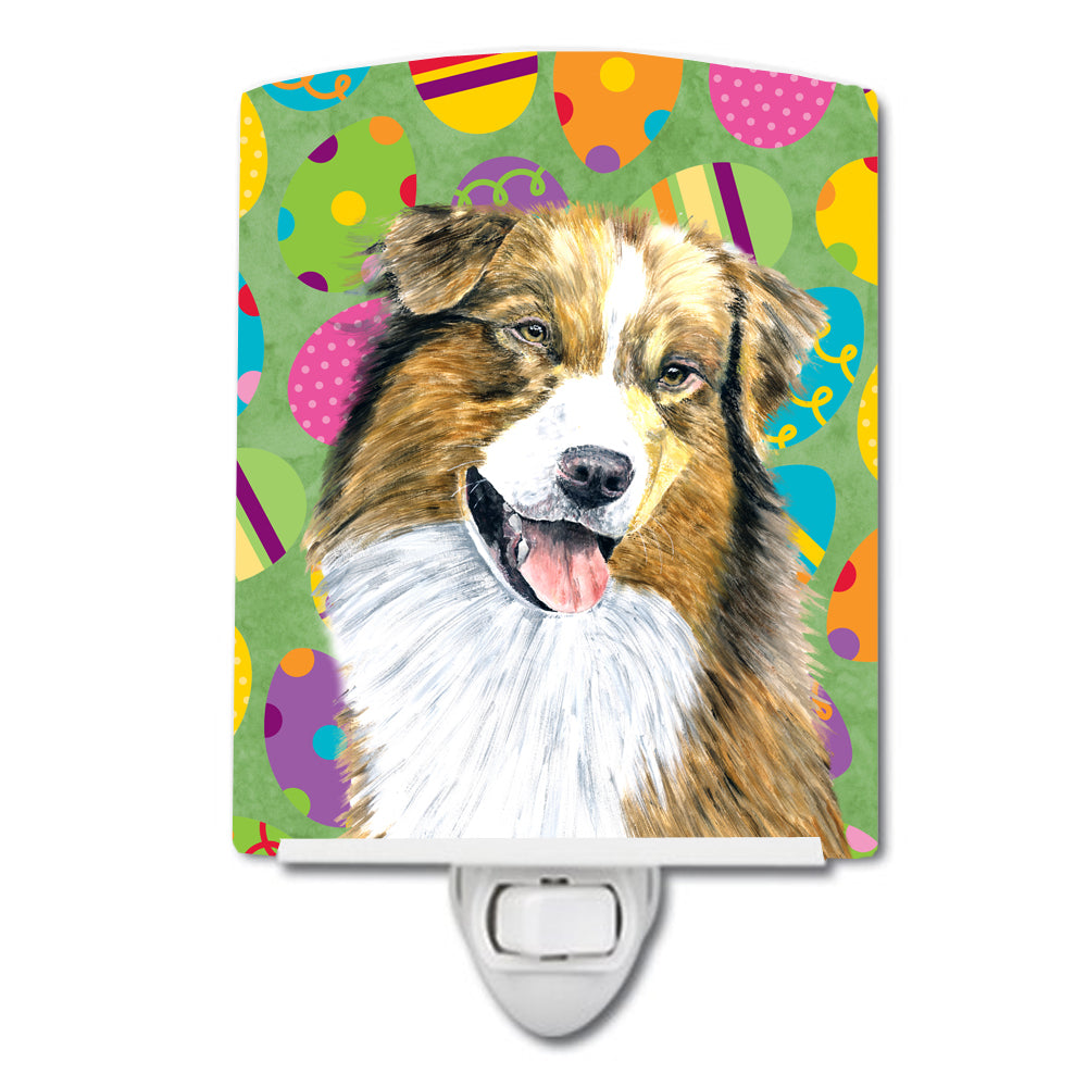 Australian Shepherd Easter Eggtravaganza Ceramic Night Light SC9477CNL