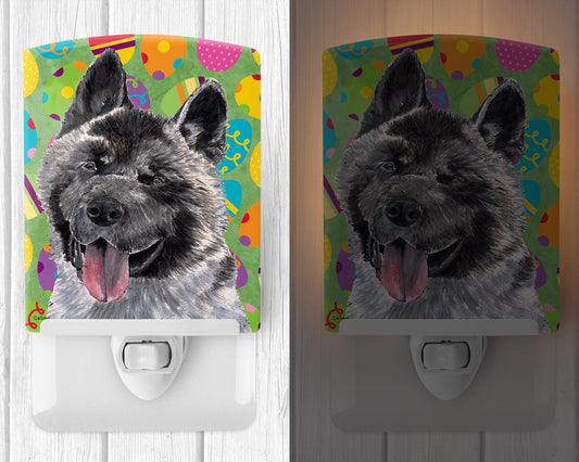 Akita Easter Eggtravaganza Ceramic Night Light SC9488CNL