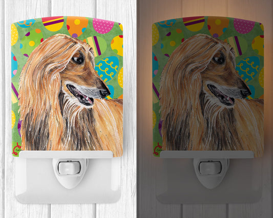 Afghan Hound Easter Eggtravaganza Ceramic Night Light SC9500CNL