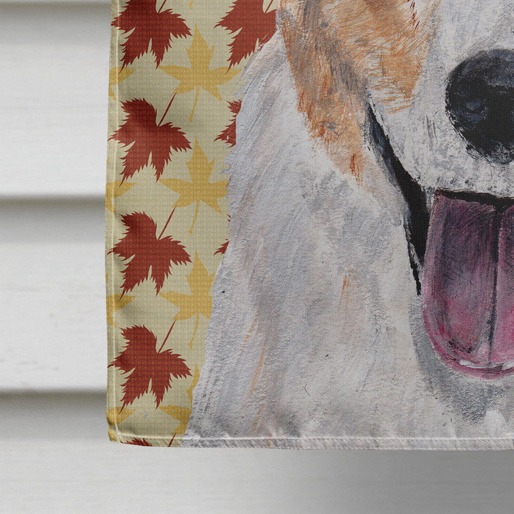 Cardigan Corgi Fall Leaves Flag Canvas House Size SC9672CHF