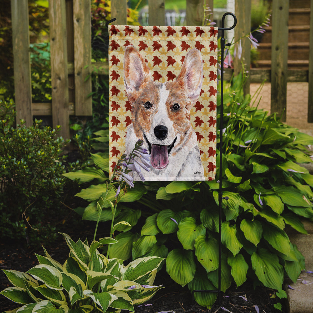 Cardigan Corgi Fall Leaves Garden Flag – Decorative Outdoor Yard Flag SC9672GF