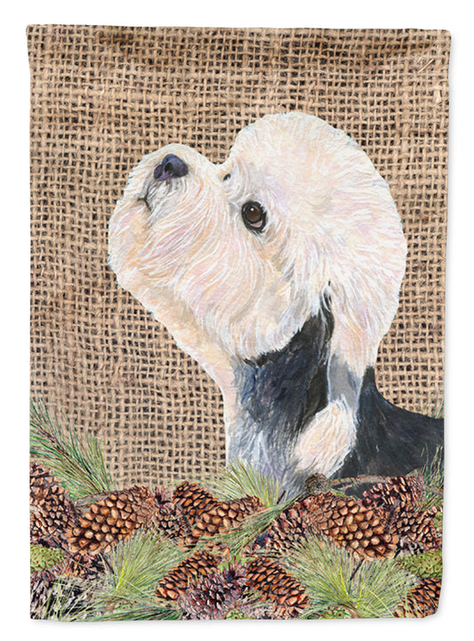 Dandie Dinmont Terrier Flag Canvas House Size