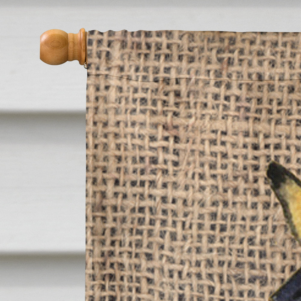 Basenji Flag Canvas House Size