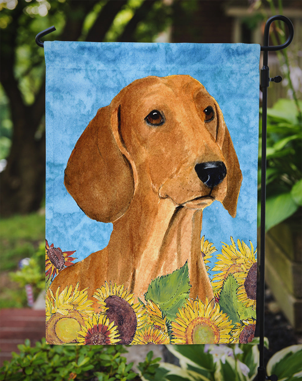 Dachshund Garden Flag – Decorative Outdoor Yard Flag