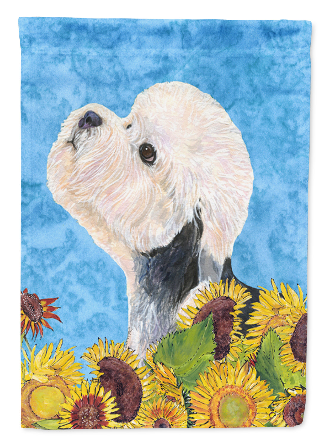 Dandie Dinmont Terrier Flag Canvas House Size