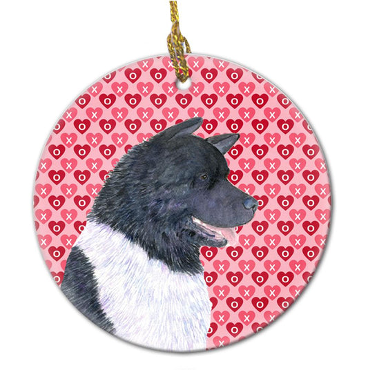Akita  Ceramic Ornament